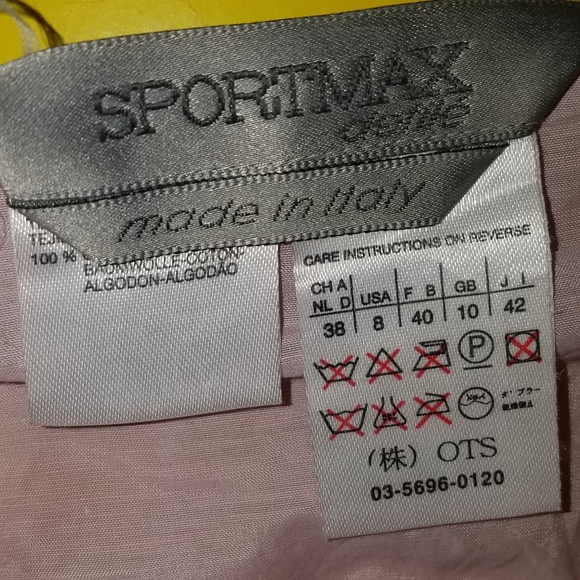 Vtg. Max Mara Sport lilac full loose flowy skirt